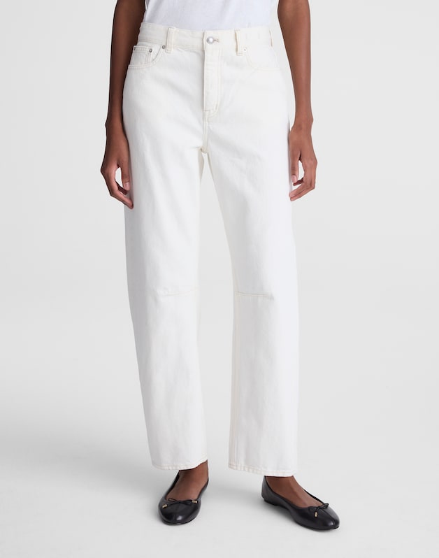 Petite Darted Barrel-Leg Jeans in Vintage Canvas VINTAGE CANVAS