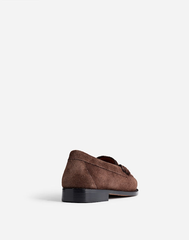 G.H.BASS Layla Weejuns&reg; Loafers in Oiled Suede BROWN