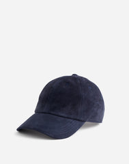 Suede Baseball Hat DEEP INDIGO