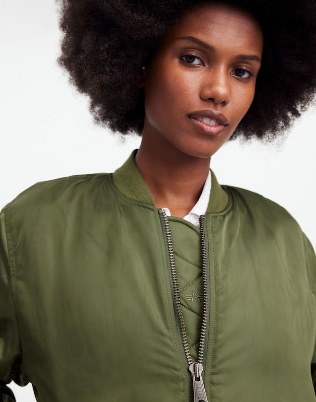 Madewell x Alpha Industries MA-1 Flight Jacket HERITAGE OLIVE