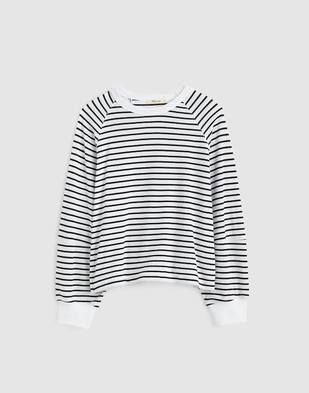 Relaxed Long-Sleeve Raglan Tee JET BLACK
