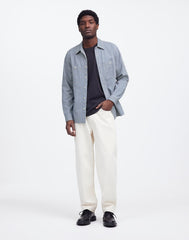 Indigo-Dyed Shirt in Engineer Stripe KERRVILLE WASH