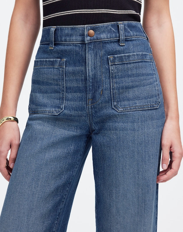 The Emmett Wide-Leg Jean in Archbald Wash: Patch Pocket Edition ARCHBALD WASH