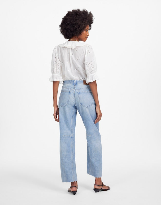 The Darted Barrel-Leg Jean in Edmonson Wash EDMONSON WASH