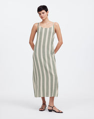 Zulu &amp; Zephyr Eucalyptus Stripe Organic Cotton Dress EUCALYPTUS STRIPE