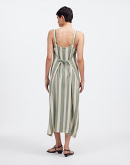 Zulu &amp; Zephyr Eucalyptus Stripe Organic Cotton Dress EUCALYPTUS STRIPE