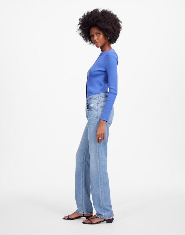 The Dean Easy Straight Jean in Northridge Wash: Airy Denim Edition NORTHRIDGE WASH