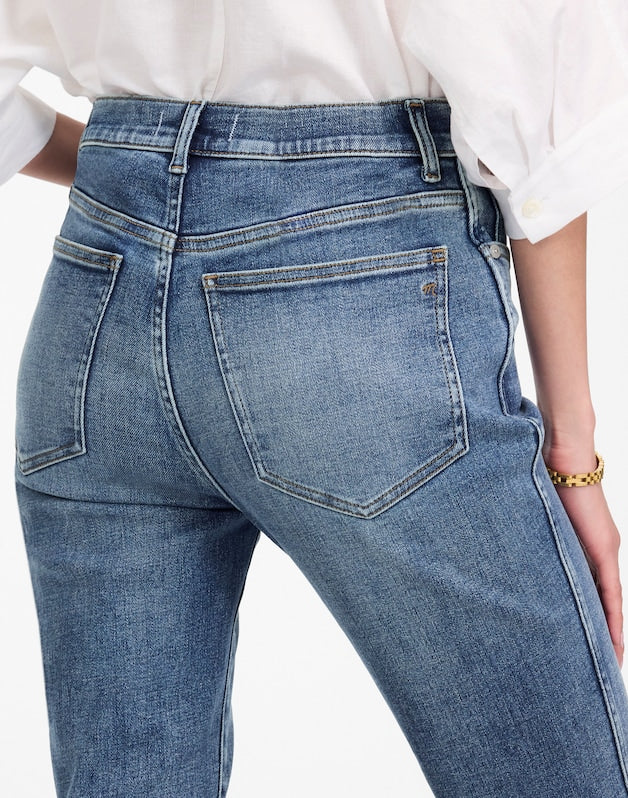 High-Rise Stovepipe Jeans in Ashland Wash ASHLAND WASH