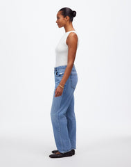 The Petite Curvy Dean Easy Straight Jean in Northridge Wash NORTHRIDGE WASH
