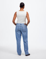 The Petite Curvy Dean Easy Straight Jean in Northridge Wash NORTHRIDGE WASH