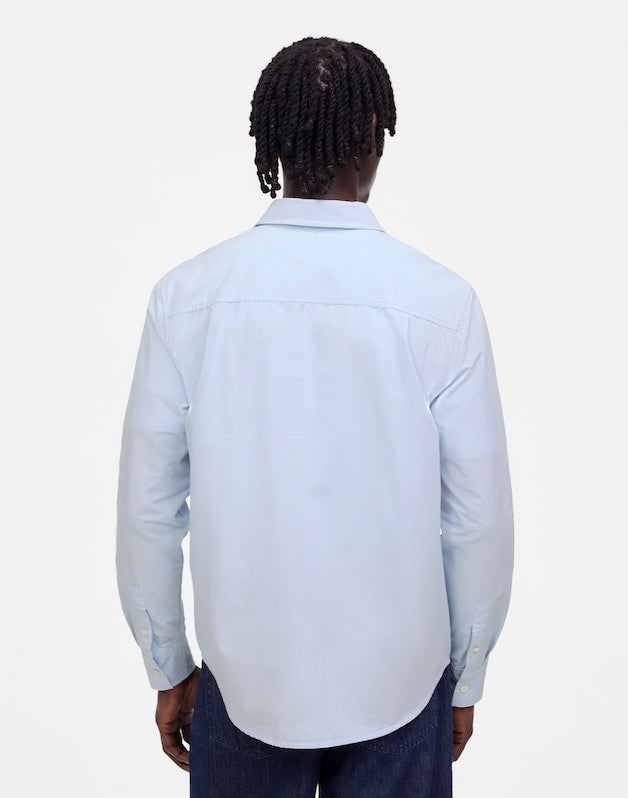 Button-Up Shirt in Everyday Twill CITY BLUE