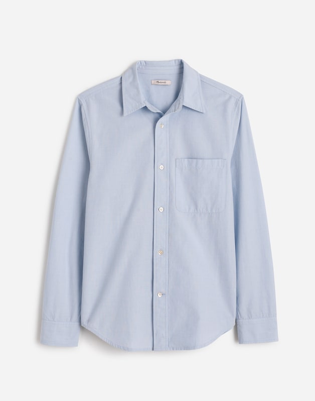 Button-Up Shirt in Everyday Twill CITY BLUE