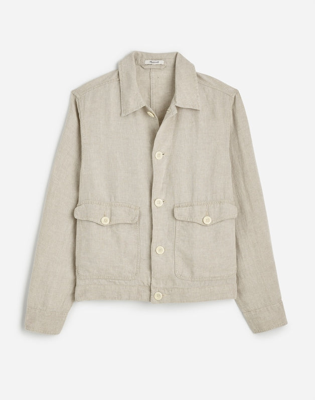 Linen Shirt-Jacket OAT
