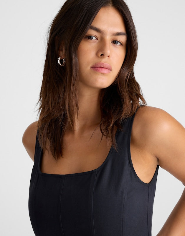 The Rylee Midi Dress DARK NAVY
