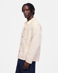 Chore Jacket in Summer Denim: Ecru ECRU  WASH