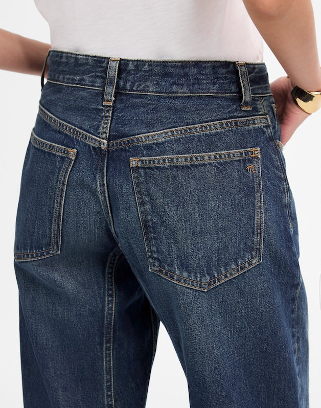 The Darted Barrel-Leg Jean in Danver Wash DANVER WASH