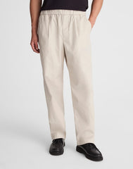 Pleated Poplin Pull-On Pant FORM GREY
