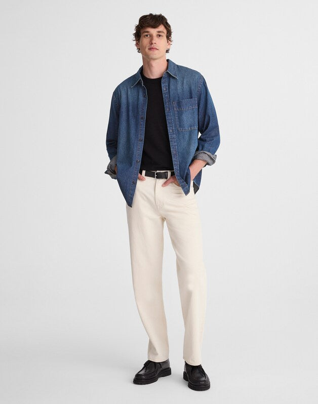 Denim Button-Up Shirt in Chambers Wash CHAMBERS WASH