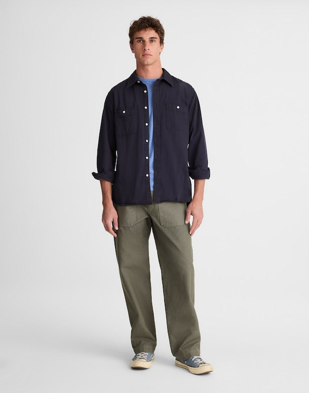 Work Shirt in Cotton DEEP INDIGO