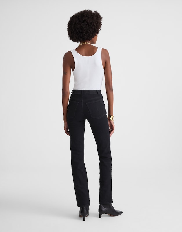 The Tall Longline Straight Jean BLACK FROST