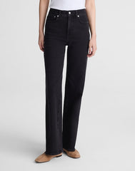 The Tall Wide-Leg Jean in Super Stretch Denim BLACK FROST