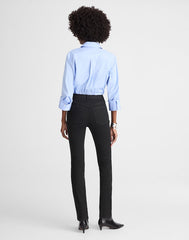 The Pencil Jean in Super Stretch Denim BLACK FROST