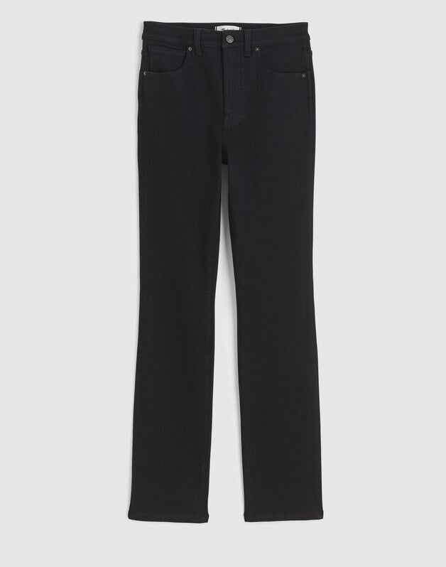 The Pencil Jean in Super Stretch Denim BLACK FROST