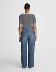 The Tall Curvy Perfect Vintage Wide-Leg Jean HARVEY WASH