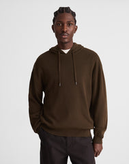 Knit Hoodie DARK MOCHA