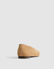 The Mylie Ballet Flat in Suede TAWNY KHAKI