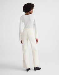The Wide-Leg Pant in Corduroy VINTAGE IVORY