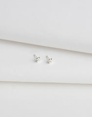 Demi-Fine Mini Dotted Stud Earrings STERLING SILVER