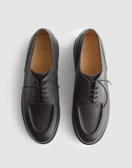 Paraboot Chambord Leather Derby Shoes BLACK