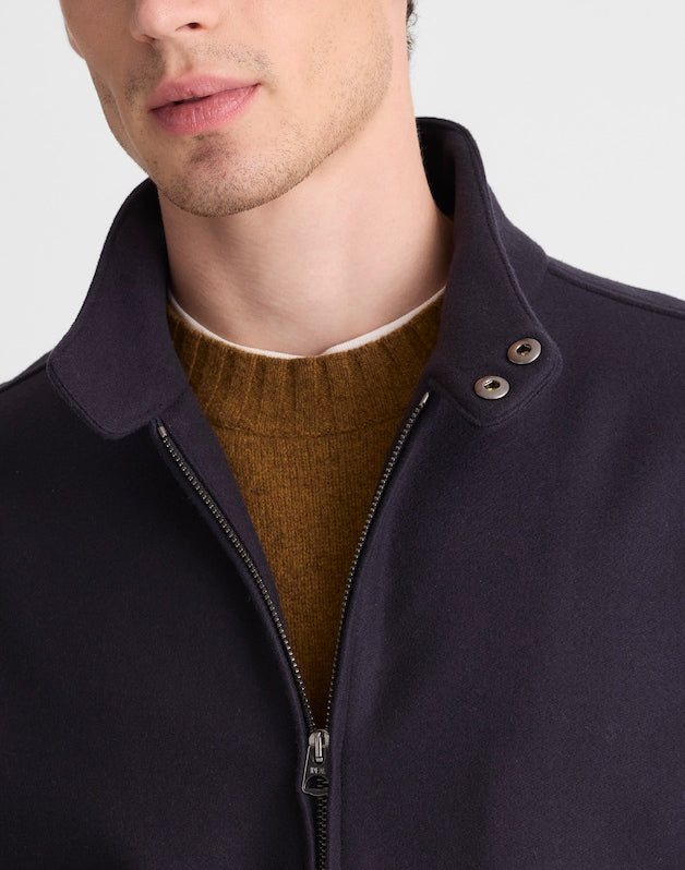 Harrington Jacket in Wool Blend CLASSIC NAVY
