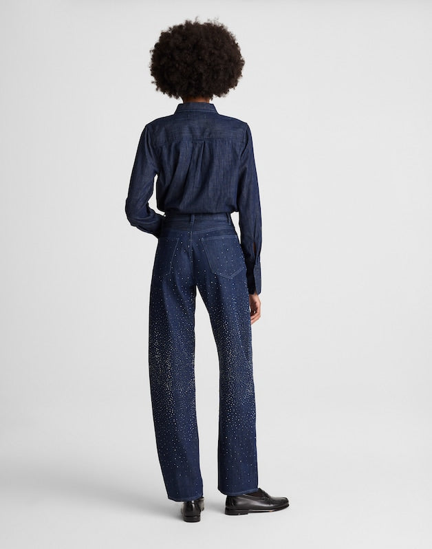 The Balloon Jean in Rinse Wash RINSE WASH