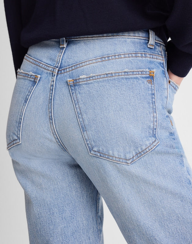The Petite Longline Straight Jean RAEBROOK WASH