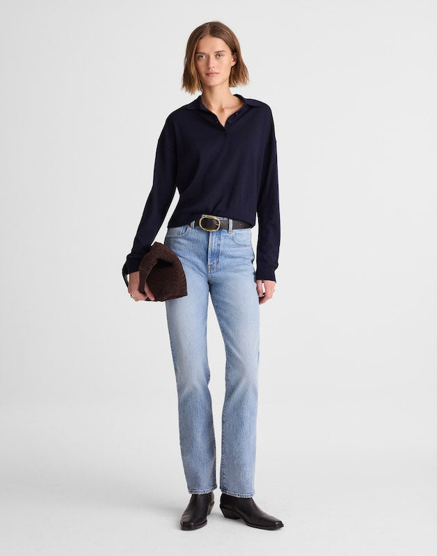 The Tall Longline Straight Jean RAEBROOK WASH