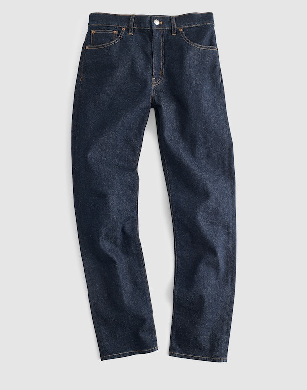 The Petite Jules Slim-Straight Jean in Rinse Wash RINSE WASH