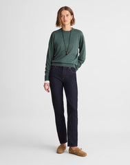 The Petite Jules Slim-Straight Jean in Rinse Wash RINSE WASH