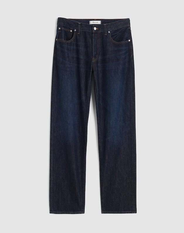 The Petite Dean Easy Straight Jean in SoftDrape FOUNDRY WASH