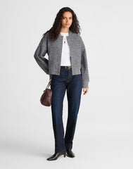The Petite Dean Easy Straight Jean in SoftDrape FOUNDRY WASH