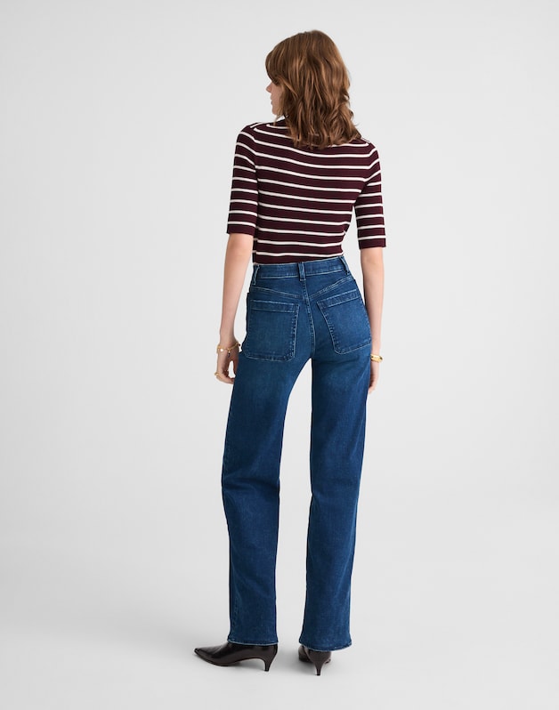 The Tall Emmett Wide-Leg Jean NIGHTHAWK WASH