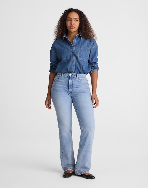 Petite Curvy Relaxed Bootcut Jeans RAEBROOK WASH