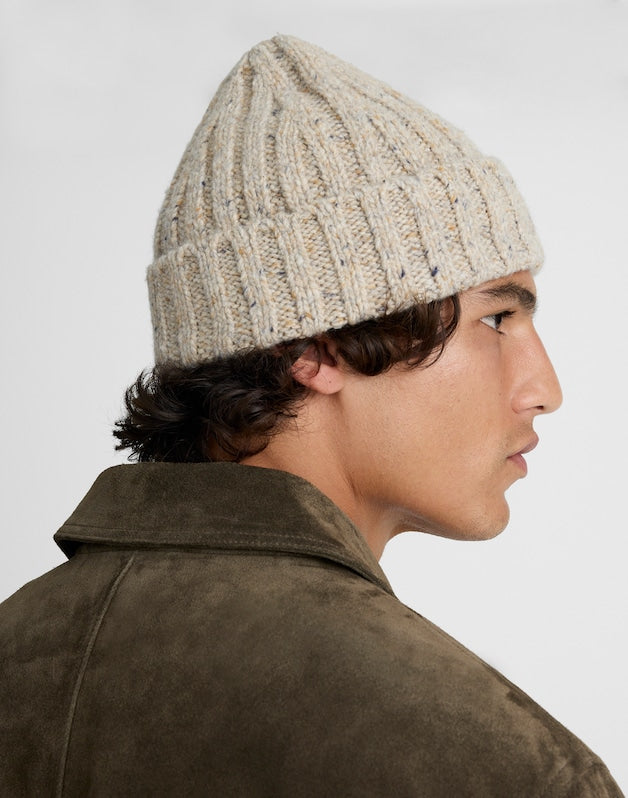 Ribbed Beanie OATMEAL