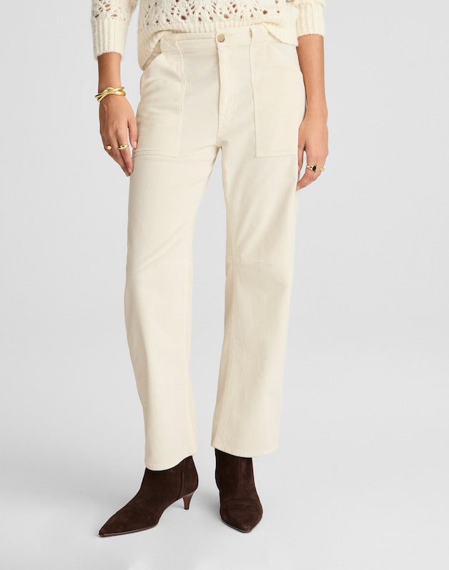 The Tall Darted Barrel-Leg Utility Pant in Corduroy VINTAGE CANVAS