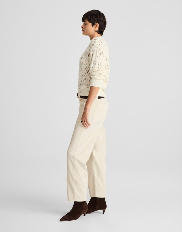The Tall Darted Barrel-Leg Utility Pant in Corduroy VINTAGE CANVAS