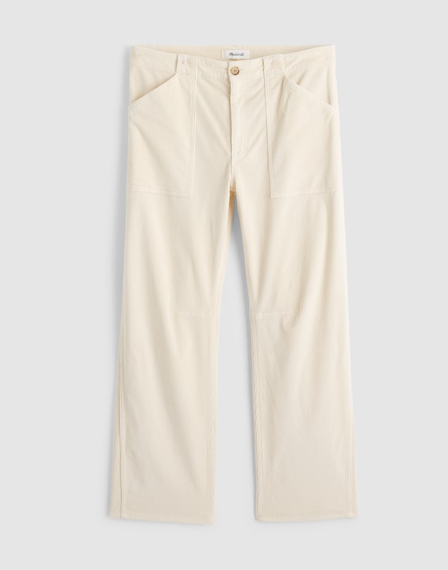 The Tall Darted Barrel-Leg Utility Pant in Corduroy VINTAGE CANVAS