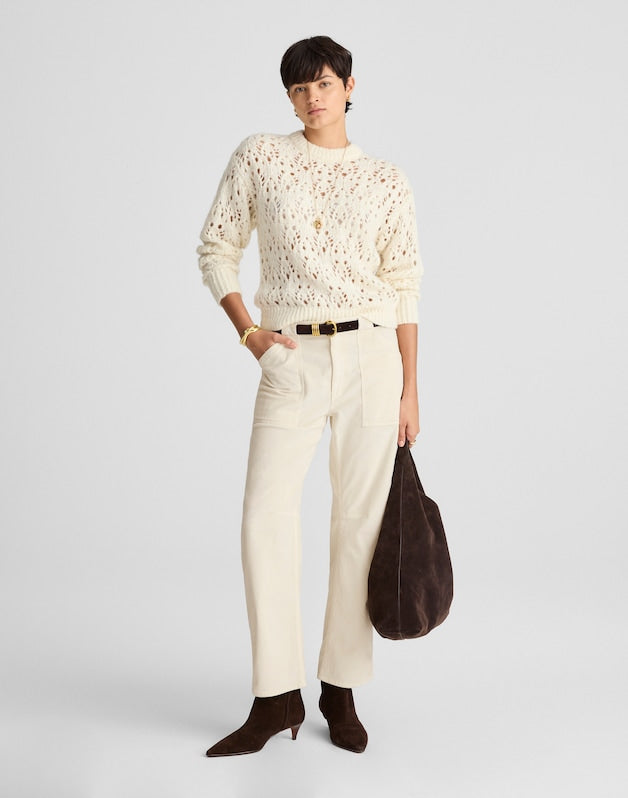 The Tall Darted Barrel-Leg Utility Pant in Corduroy VINTAGE CANVAS