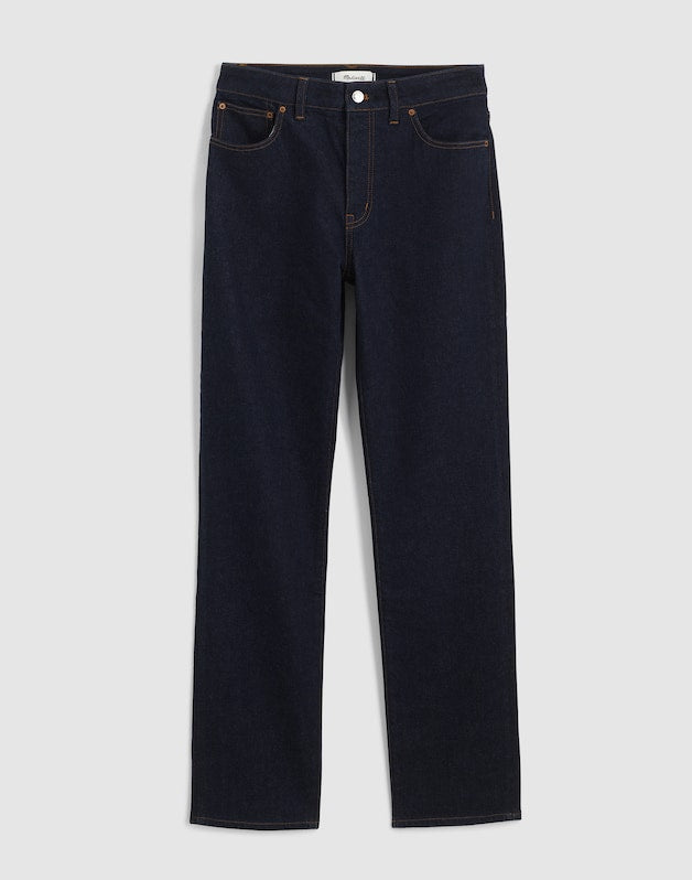 The Tall Curvy Jules Slim-Straight Jean in Rinse Wash RINSE WASH