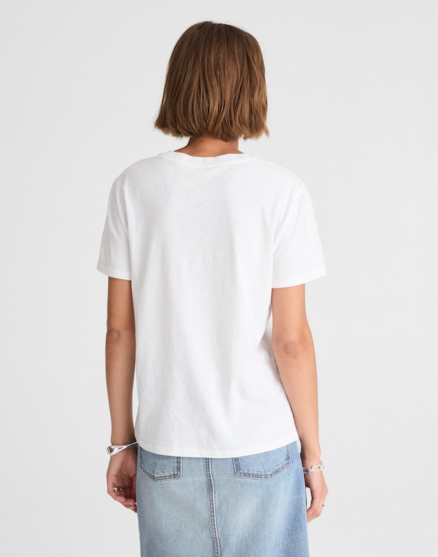 Alexa Chung for Madewell Tourist Tee WHITE